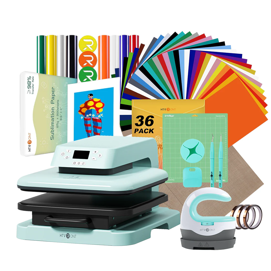 HTVRONT Auto Heat Press Machine 15"x15" 230V - (2 Colors) - Image 7