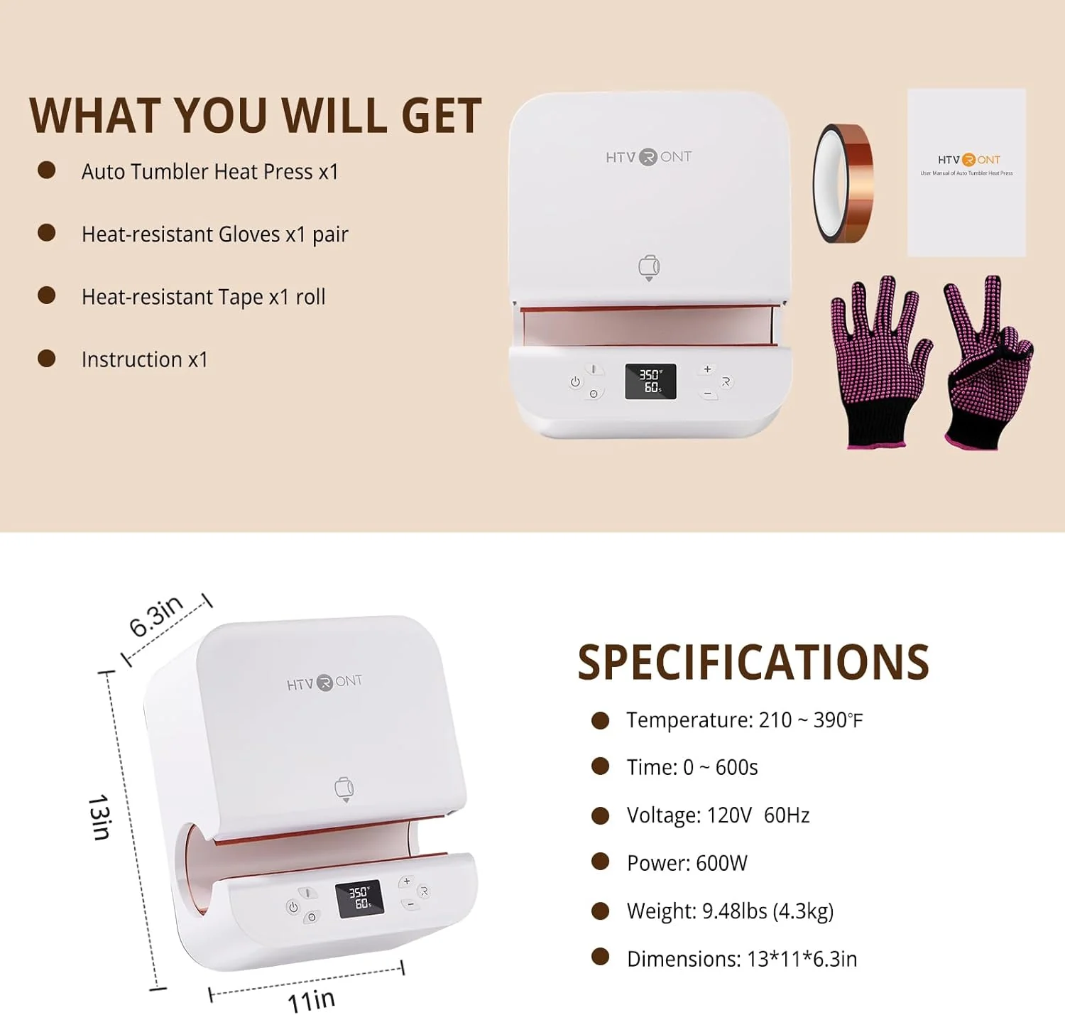 [Machine Bundle] Auto Heat Press + Tumbler Heat Press - Image 18
