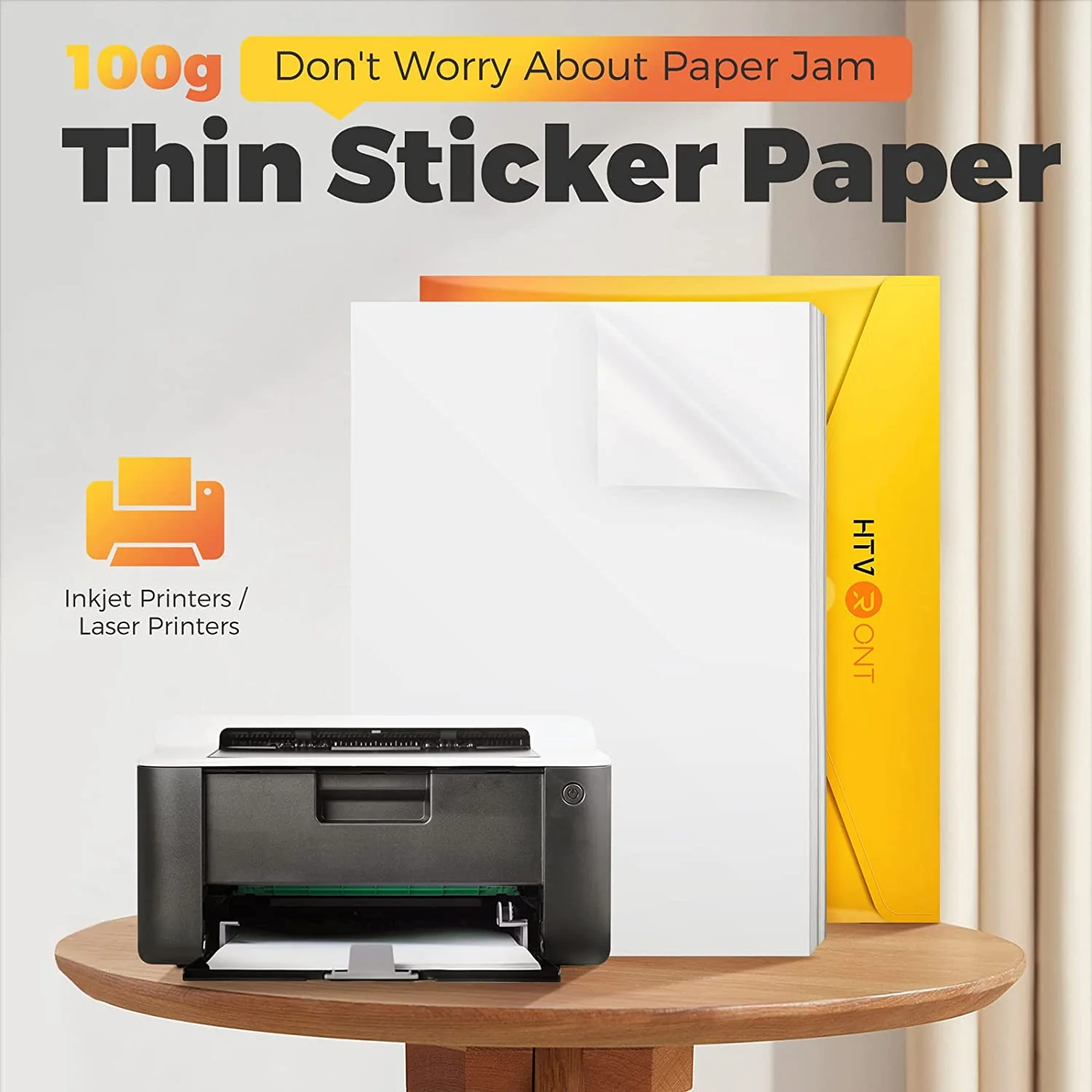 Glossy Printable Vinyl Sticker Paper 100 Sheets Waterproof - 8.5"X 11" - Image 5