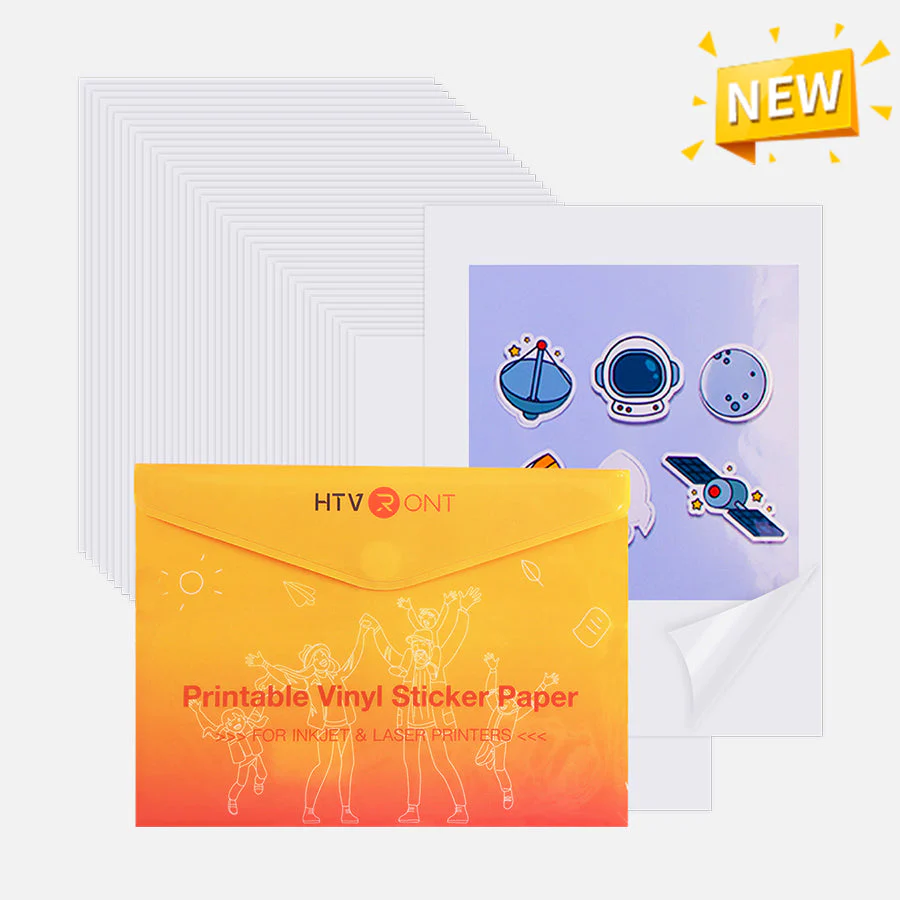 Glossy Printable Vinyl Sticker Paper 100 Sheets Waterproof - 8.5"X 11" - Image 8